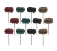 PAMINGONO Rueda de Pulido de Nylon y Acero para Herramienta Rotativa 24 Piezas Eje de 3mm, Cepillo Abrasivo para Componentes Delicados y Metal en Accesorios de Taladro