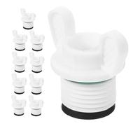 PAMINGONO Tapón de Goma para Bolsa de Agua Caliente Tapa de Repuesto Doble Junta Compatible Fácil Instalación Manual Color Paquete de 10 Unidades para Uso Doméstico y Terapias