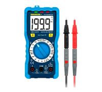 Pancontrol - Multímetro digital con comprobador de voltaje sin contacto, True RMS, AC/DC 600 V, medición de corriente y resistencia, comprobador de continuidad, CAT III 600 V, para instalación