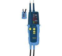 Pancontrol PAN MV-1000A - Comprobador de voltaje y continuidad (12-1000 V CA/CC, indicador de campo giratorio, prueba de 30 mA, indicador LED