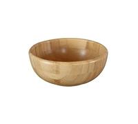 Pandoo Cuencos de Bambú - Juego de Cuencos Decorativos, Frutero, Ensaladera, Vajilla (20 cm de Diámetro)