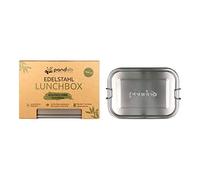 pandoo fiambrera de acero inoxidable | 1200 ml | incluye bolsa de algodón, separador y libro electrónico | fiambrera ecológica a prueba de fugas | caja bento | tabique flexible
