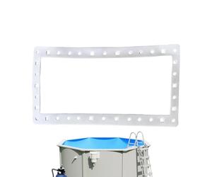 Panel adhesivo de repuesto flexible para juntas de piscina | Skimmer - Placa frontal de repuesto para jardín, patio, patio, campo, spa, jacuzzi