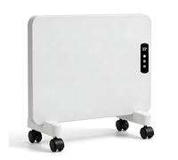Panel calefactor de convección inteligente, de pared o portátil 1500W | Calefactor eléctrico de 600 W a 1500 W con aplicación, mando a distancia, termostato digital, temporizador de 1 a 24 horas