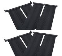 Panel Calentador Solar Para Piscinas 4 Unidades 80x310 Cm Vidaxl