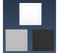 Panel de acceso de techo para placas de yeso Puertas de acceso a la pared reforzadas para fontanería 20x20 24x36 30x48 60x80 85x85. Panel de acceso universal de aluminio(White,14x20in(350x500mm))