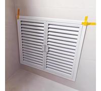Panel de acceso, puertas de fácil acceso que se pueden pintar, trampilla inspección aluminio puerta acceso barbacoa de pared de cocina de montaje empotrado, puerta revisión blanca(30x40in/76x102cm)