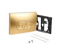 Panel de botón de inodoro de doble descarga ABS para Geberit Delta21 UP100 | Cubierta de pared para cisterna, fácil instalación y limpieza, 24,6 x 16,4 cm