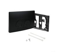 Panel de botón de inodoro de doble descarga ABS para Geberit Delta21 UP100 | Cubierta de pared para cisterna, fácil instalación y limpieza, 24,6 x 16,4 cm
