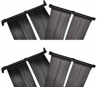 Panel de calentador solar de piscina 4 uds 80x620 cm