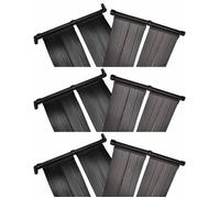 Panel De Calentador Solar De Piscina 6 Uds 80x620 Cm Vidaxl