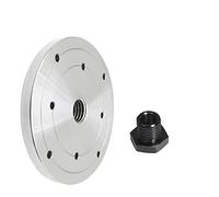 Panel de cama for máquina de carpintería de 150mm, a prueba de herrumbre, adecuado for Panel de brida de mandril de máquina de carpintería roscada M18X2.5