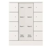Panel de control Busch-Jaeger, 8 vías, modelo SB/U8.0.11-84, 1 unidad.