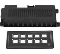 Panel de control de membrana de 10 pulgadas con control Bluetooth a través de una aplicación, módulo de retroiluminación LED, pantalla táctil integrada y protección PPTC, ideal para vehículos recreati