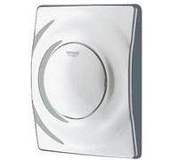 Panel de control para inodoro, activación manual, cromo, 1 unidad