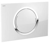 Panel de control para inodoro de doble descarga, color blanco, modelo 421854