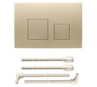 Panel de control para inodoro Geberit Sigma, doble descarga, color dorado, fabricado en plástico