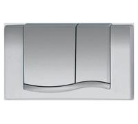 Panel de control para inodoro Wave 2-M, cromo mate, 330x180x22 mm