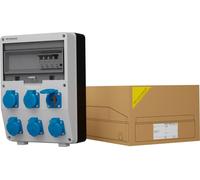 Panel de distribución de energía DV TD-S/FI, 6x230V, panel de distribución para obra, marca Doktorvolt®, modelo 1769