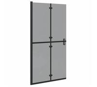 Panel De Ducha A Ras De Suelo Negro 100 X 6,5 X 190 Cm Vidaxl