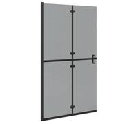 Panel De Ducha A Ras De Suelo Negro 110 X 6,5 X 190 Cm Vidaxl