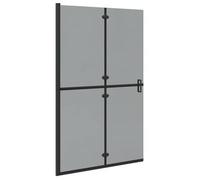 Panel De Ducha A Ras De Suelo Negro 120 X 6,5 X 190 Cm Vidaxl
