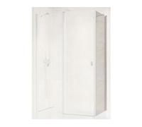 Panel de ducha Ravak Chrome CPS-90, acabado satinado y transparente, modelo 9QV70U00Z1