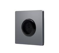 Panel de gestión de cables con tapa decorativa de orificio de salida, B | Panel de pared con orificio de salida, organizador de cables decorativo, cable de almacenamiento para dormitorio y hogar con