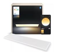 Philips Panel LED inteligente Aurelle 39W 3750 lm blanca cálida-fría Alexa/Google 120x30 cm Blanco