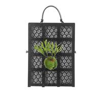Panel de montaje en plantas - Marco vertical para exhibición de helechos Soporte de madera Panel decorativo para soporte botánico | Kit de cultivo de orquídeas Cámara para inte