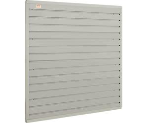 Panel de pared VEVOR, panel de herramientas de 129,1 x 129,1 cm, panel de pared de WPC, organizador de herramientas, sistema de paneles ranurados, tablero perforado, soporte de pared. Ideal para talle