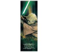 Panel decorativo de Walt Disney, listado para Colgar. -Star Wars, Yoda - Cm 53x158