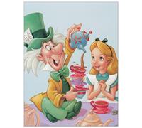 Panel decorativo de Walt Disney, listo para colgar. DISNEY-Alicia y el Sombrerero Loco-Celebración EN EL País DE LAS Maravillas-Cm 20x26