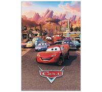 Panel decorativo de Walt Disney, listo para colgar. DISNEY - Cars One Sheet - Cm 60x90