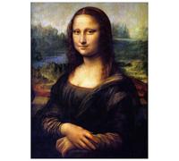 Panel decorativo del museo, listo para colgar. Da Vinci Leonardo - Mona Lisa - Cm 60x80