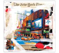 Panel decorativo, listo para colgar. MN.FF - Balade In New York - Cm 70x70