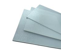 Panel difusor acrílico esmerilado de doble cara, color lechoso, for iluminación LED, cubierta de alta transmitancia de 1,4 mm de espesor(100X100MM 5PCS)