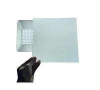 Panel difusor acrílico esmerilado de doble cara lechoso for cubierta de luz LED - 1,4 mm de grosor y alta transmitancia(100x100MM 1PCS)