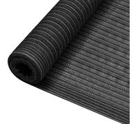 Panel divisor antracita, 1 x 50 metros, fabricado en HDPE, con un gramaje de 75 g/m²
