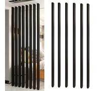 Panel Divisor de ambientes, Postes de Metal de Piso a Techo, 6 Unidades, Pantallas de privacidad, columnas, Entrada Moderna y Sencilla, decoración para restaurantes y oficinas