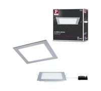 Paulmann panel LED empotrado angular, 18W, cromo