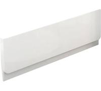 Panel frontal cromado, modelo 160, color blanco nieve
