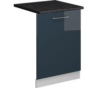 Panel frontal del lavavajillas Vicco Fame-Line Azul oscuro alto brillo 60 cm , ET Antracita, Model 54831