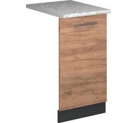 Panel frontal del lavavajillas Vicco Fame-Line Roble dorado 45 cm , ET Mármol, Model 54586