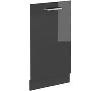 Panel frontal del lavavajillas Vicco R-Line Antracita alto brillo 45 cm sin encimera, Model 54489