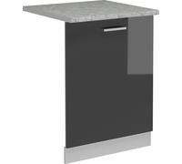 Panel frontal del lavavajillas Vicco R-Line Antracita alto brillo 60 cm , ET Mármol, Model 54975