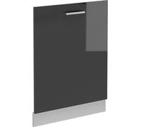 Panel frontal del lavavajillas Vicco R-Line Antracita alto brillo 60 cm sin encimera, Model 54478
