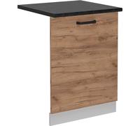 Panel frontal del lavavajillas Vicco R-Line Roble dorado 60 cm , ET Antracita, Model 55067
