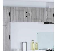 Panel frontal para lavavajillas vidaXL, modelo Kalmar, color gris Sonoma, dimensiones 50 x 31 x 40 cm
