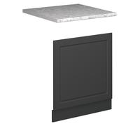 Panel frontal Vicco Fame-Line Antracita-Oro Landhaus/Antracita 60 cm, ET Mármol, Model 56764